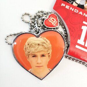 One Direction 1D NIALL Pendant Necklace Heart Charm - NEW